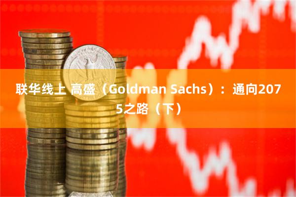 联华线上 高盛（Goldman Sachs）：通向2075之路（下）