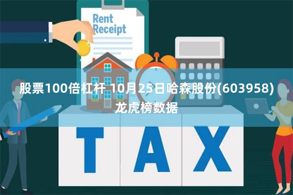 股票100倍杠杆 10月25日哈森股份(603958)龙虎榜数据