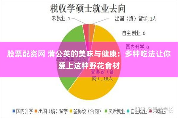 股票配资网 蒲公英的美味与健康：多种吃法让你爱上这种野花食材